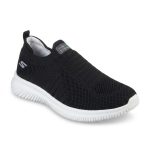 Skechers FlexKnit Slip-On Comfort Sneakers Black - Image 2
