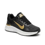 Men's Premium Black Gold Sneakers