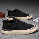 Premium Men's Black Casual Fashion Sneakers