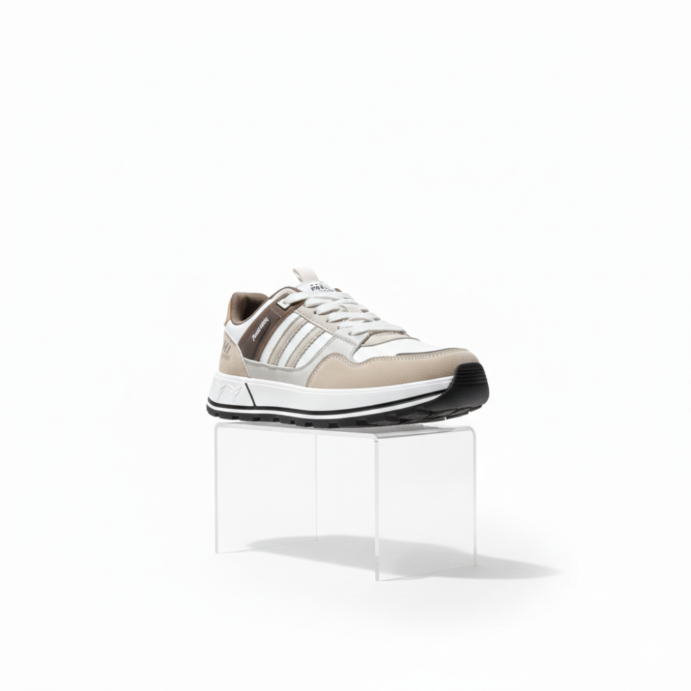 Men's Trendy Retro Multi-Tone Casual Sneakers - Image 3