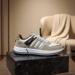 Men's Trendy Retro Multi-Tone Casual Sneakers - Image 4