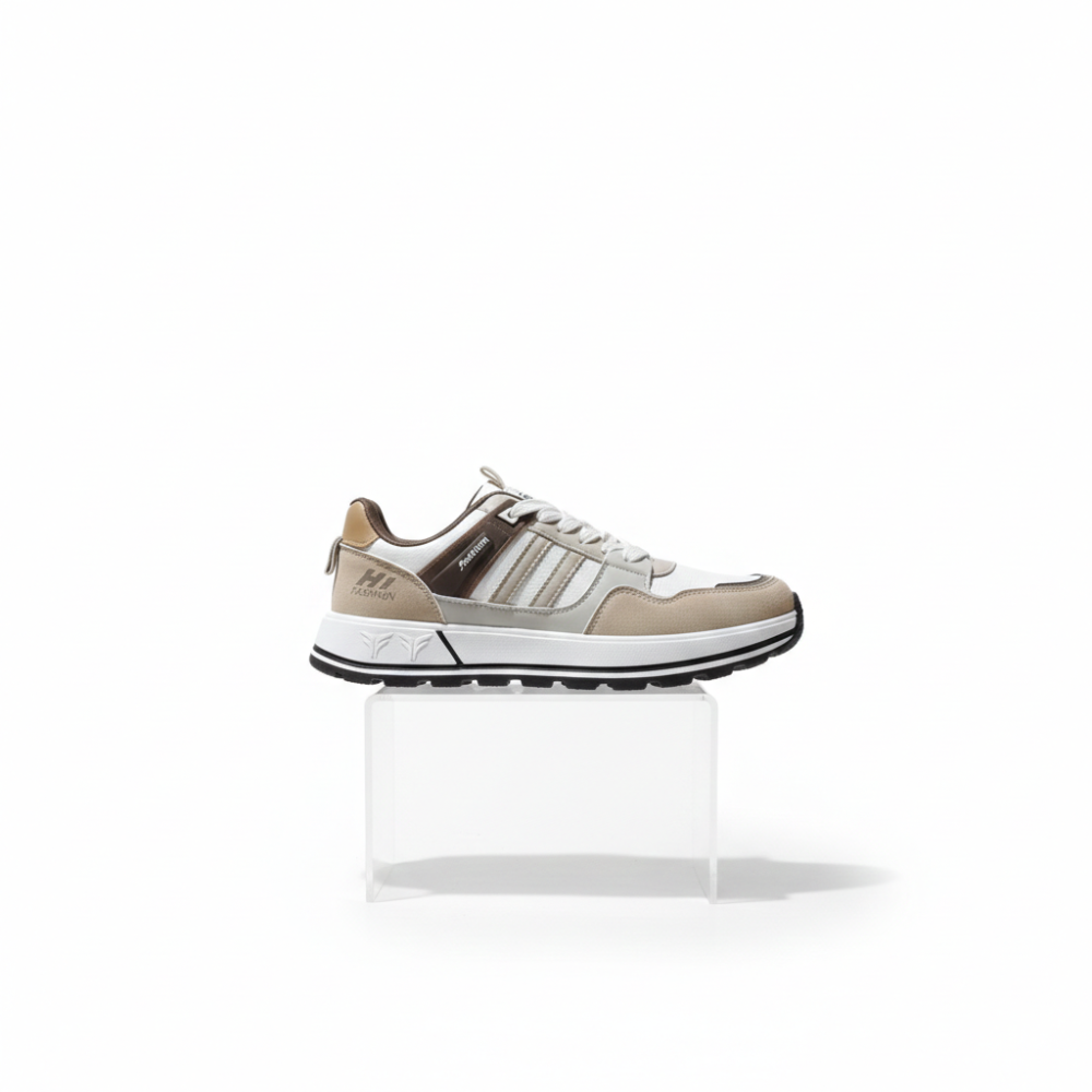 Men's Trendy Retro Multi-Tone Casual Sneakers - Image 6