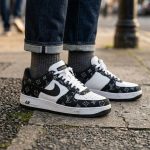 Men's Premium Black White Sneakers - Image 3
