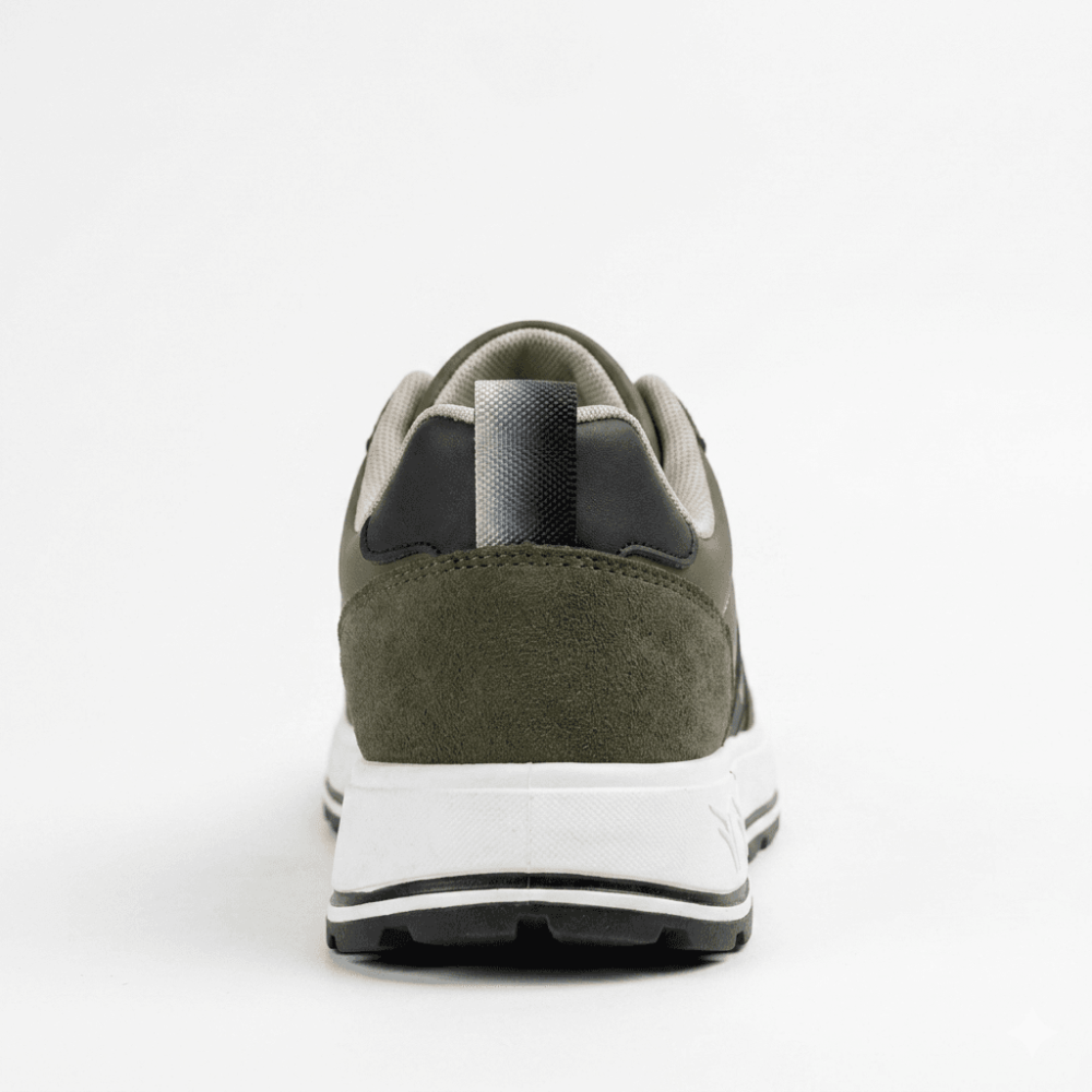 Men's Premium Urban Olive Green Sneakers - Image 3