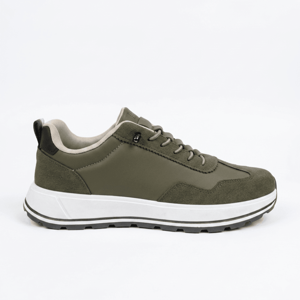 Men's Premium Urban Olive Green Sneakers - Image 4