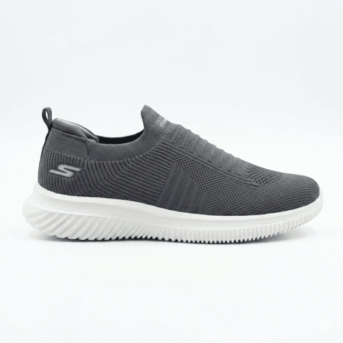 Men's Premium Lightweight Grey Slip-On Sneakers - Image 2