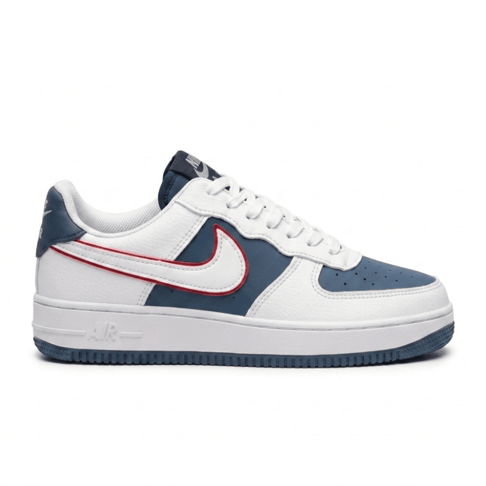 Men's Premium White Blue Sporty Sneakers - Image 2