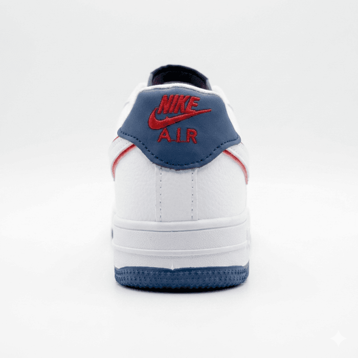 Men's Premium White Blue Sporty Sneakers - Image 3