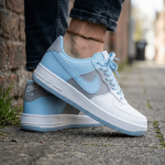 Men's Premium White Sky Blue Sneakers - Image 3
