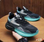 Men's Cyan Gradient Cushioned Sneakers - Image 2