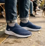 Men's Ultra Comfort Casual Sneakers-Blue - Image 3