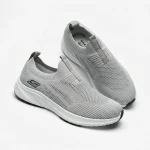 Premium Men's Slip-On Knit Sneakers – Off-White