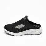 Skechers Premium Lightweight Half Slip-On Sneakers Black - Image 3