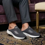 Skechers Premium Lightweight Half Slip-On Sneakers Gray - Image 2