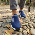 Skechers Premium Lightweight Half Slip-On Sneakers Blue - Image 7