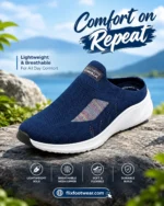 Skechers Premium Lightweight Half Slip-On Sneakers Blue