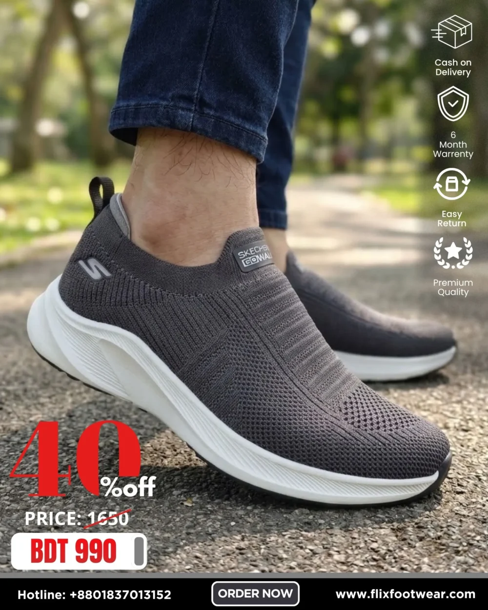 Skechers Premium Lightweight High Slip-On Sneakers - Image 7